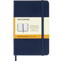 Carnet Moleskine - Bleu Saphir – Format Classique - Pages Lignées