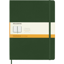Carnet Moleskine - Vert Myrte – Très Grand Format - Pages Lignées