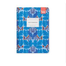 Carnet Premium Ohh Deer - A5 14,8 X 21 Cm – Neon Floral Blue Birds - Pages Lignées
