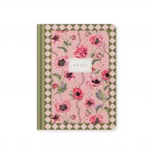 Carnet Premium - B6 12,5 X 17,6 Cm – Pink Poppies - Pages Lignées