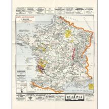 Carte : Carte Gastronomique De La France