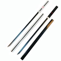 Katana Décoratif En Bambou Noir Inspiré De Sasuke - Naruto