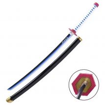 Katana Décoratif En Bois Inspiré De Tomioka - Demon Slayer