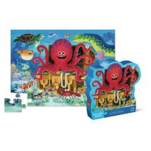 Maxi Puzzle - 36 Pièces - Le Trésor De La Pieuvre - Crocodile Creek