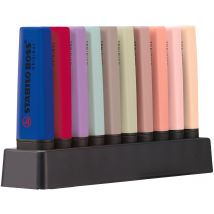 Set De Bureau De 10 Stabilo Boss Original Naturecolors Wildflower - - Stabilo