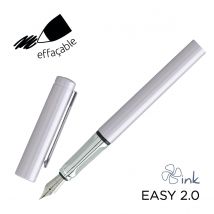 Stylo Plume Ink - Plumink Plastique Easy 2.0 - Pointe Moyenne - Modèles Aléatoires - Vendu À L'Unité