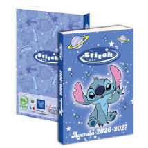 Agenda Scolaire Journalier 2026/2027 La Plume Dorée - 12 X 17 Cm - Stitch - La Plume Doree