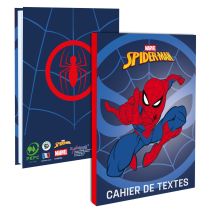 Cahier De Textes 2026/2027 La Plume Dorée - 15,5 X 21 Cm - Spiderman - La Plume Doree