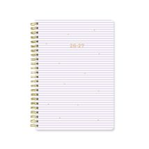 Agenda Scolaire Semainier 2026/2027 Lett's - Lilas - A5 - Stripes