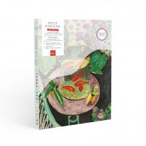 Peinture Au Numéro Petit Pinceau - Les Poissons Rouges - 24,5 X 32,5 Cm - La Petite Épicerie
