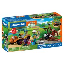 Playmobil - Zoo : Gardien De Zoo Et Véhicule - 72072 - Playmobil