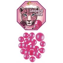 Lot De 20 Billes + 1 Boulet - Kim'play - Léopard Rose