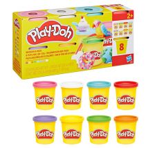 Lot De 8 Pâtes À Modeler Arc-en-ciel - Play-doh