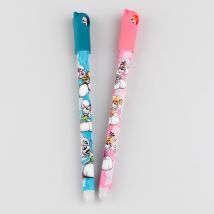 Stylo Effaçable Diddl - Twist - Bleu - Pointe Moyenne - Modèle Aléatoire - Vendu À L'Unité