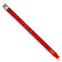 Stylo À Encre Gel Effaçable Legami - Ladybug - Get Lucky - Coccinelle