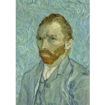Notizbuch A4 Blanko Hardcover - Motiv selbstporträt Vincent Van Gogh - 100 Seiten - Fsc Papier : Notebook Journal Diary A4 Weißes Papier Unliniert - 