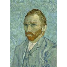 Notizbuch A4 Blanko Softcover - Motiv selbstporträt Vincent Van Gogh - 100 Seiten - Fsc Papier : Notebook Journal Diary A4 Weißes Papier Unliniert - 