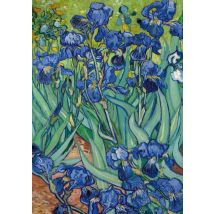 Notizbuch A4 Blanko Softcover - Motiv schwertlilien (irises) Vincent Van Gogh - 100 Seiten - Fsc Papier : Notebook Journal Diary A4 Weißes Papier 