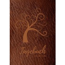 Tagebuch Für Männer Und Frauen - A5 Liniert - 100 Seiten 90g/m² - Soft Cover Motiv Baum Braun - Fsc Papier : Diary - A5 - Paperback