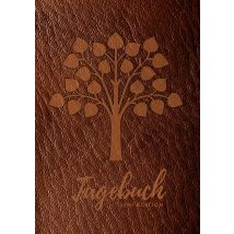 Tagebuch Für Männer Und Frauen - A5 Liniert - 100 Seiten 90g/m² - Soft Cover Lebensbaum Braun - Fsc Papier : Diary - A5 - Paperback