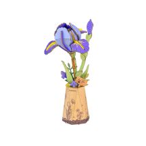 Puzzle 3d 73 Pièces - Purple Iris - Rowood
