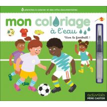 Mon Coloriage À L'Eau - Vive Le Football ! : 6 Planches À Colorier Et Des Infos Documentaires