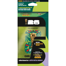 Boite Métal - Coupe Du Monde De La Fifa 26 Jeu De Cartes À Collectionner 8 Pochettes + 1 Golden Baller + 3 Cartes En Édition Limitée - Modèle 