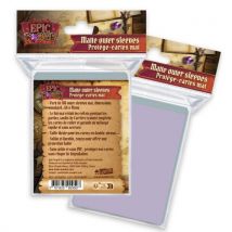 Lot De 100 Protège-cartes Epic Forge - Mat - Violet - 100 Microns
