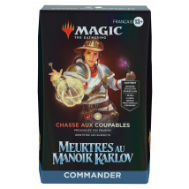 Magic : The Gathering - Meurtres Au Manoir Karlov Deck Commander Chasse Aux Coupables - Wizards of the Coast