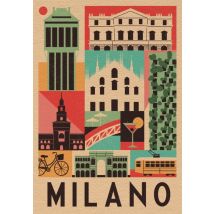 Puzzle Compact 1000 Pièces - Style In The City, Milan - Clementoni