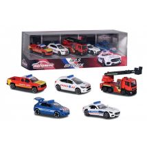 Coffret De 5 Véhicules De Secours Premium - Majorette - Simba