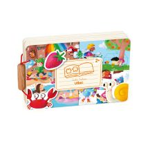 Livre Puzzle 8 Pièces - Les 4 Saisons - Vilac