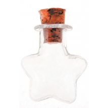 2 Minis Flacons En Verre - Étoile - 2x2.4cm - Graine Creative