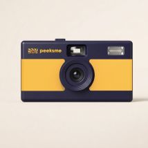 Appareil Photo Numérique Rechargeable Peeksme - Rétro - Jaune