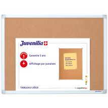 Tableau Liège Cadre En Aluminium Junenilia - 60 X 90 Cm