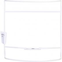 Carcasse En Rilsan - Applique Murale 1/2 - 20 Cm - Blanc - Graine Creative