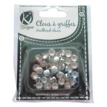 Clous À Griffes - Rond Argent 8mm - Ki Sign