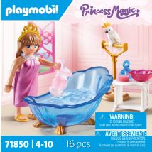 Playmobil - Salle De Bain Royale Avec Princesse - 71850 - Playmobil Princess Magic