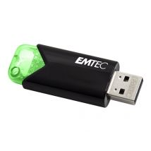 Emtec B110 Click Easy 3.2 - Clé Usb - 32 Go - Usb 3.2 Gen 1 - Noir, Bleu - Emtec