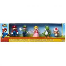 Super Mario Et Ses Amis - Lot De 5 Figurines - Jakks Pacific