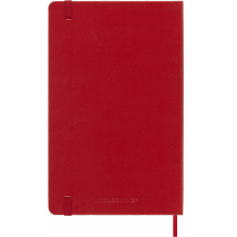 Carnet - 13 X 21 Cm - Moleskine - 80 Pages Unies - Rouge