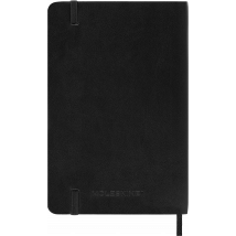 Carnet Broché - 9 X 14 Cm - Moleskine - 192 Pages Lignées - Noir