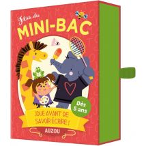 Mini-bac - Joue Avant De Savoir Écrire ! Auzou Editions