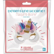 Kit Masque À Décorer - Licorne - Graine Créative - Graine Creative