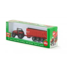 Massey-ferguson Tracteur Avec Remorque - Siku