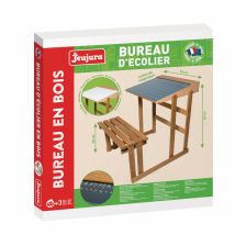 Bureau D'Écolier En Bois Avec Pupitre Jeujura