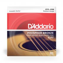 D'Addario Ej17 - Cordes En Bronze Phosphoreux Guitare Acoustique - .013 - .056