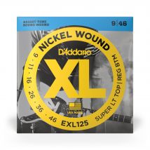 D'Addario Exl125 Super Light - Cordes En Nickel Pour Guitare Électrique - .009 - .046