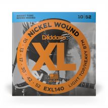 D'Addario Exl140 Light Top/heavy Bottom - Cordes En Nickel Pour Guitare Électrique - .010 - .052