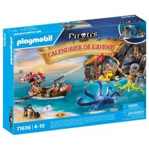 Playmobil - Calendrier De L'Avent Pirates - 71636 - Les Pirates